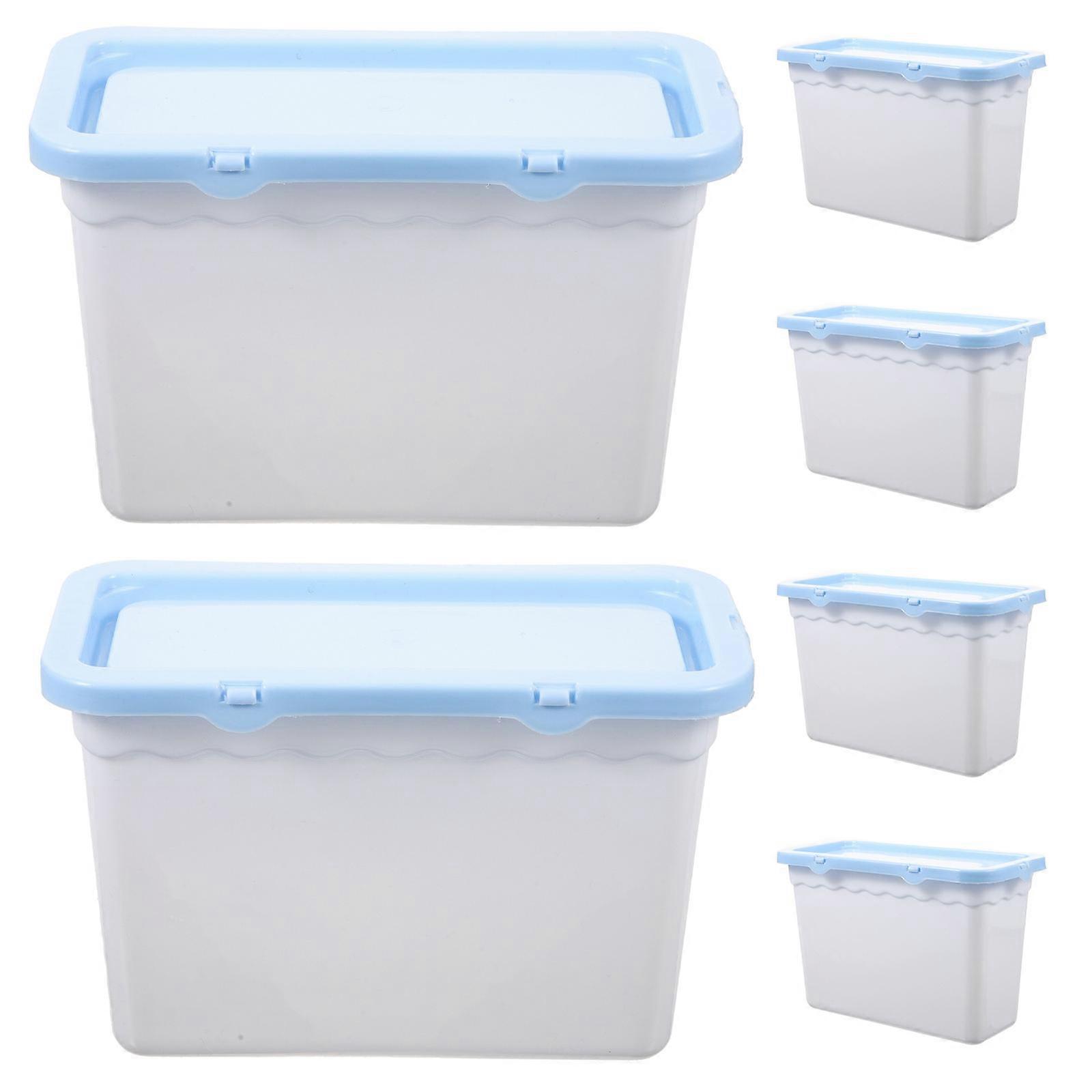 Laundry Powder Container Storage Box for Organizing 6Pcs Laundry Beads