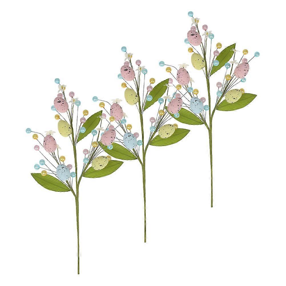 Easter Egg Branches Artificial Egg Picks for 9Pcs Vase Ornaments
