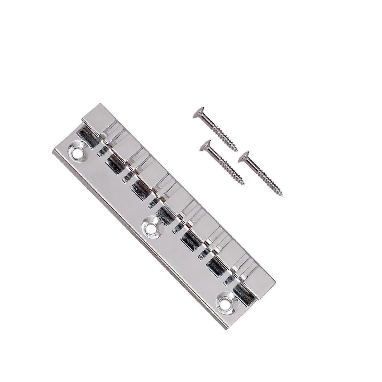 Brass Guitar Bridge Fixed Harp Bridge String for Electric Guitar 12 Strings