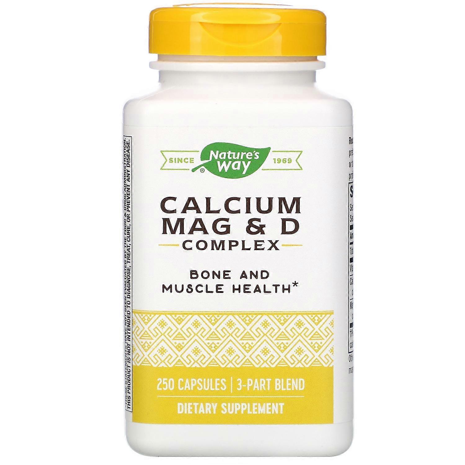 Nature's Way, Calcium Mag & D Complex, 250 Capsules
