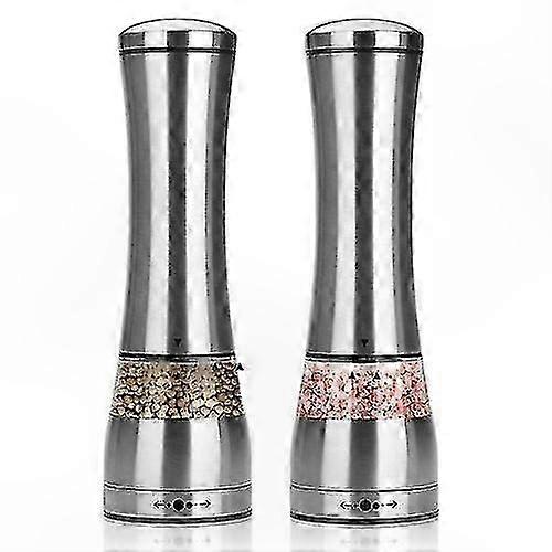 2pcs Stainless Steel Manual Multifunctional Pepper Grinder for Kitchen Cooking Tool