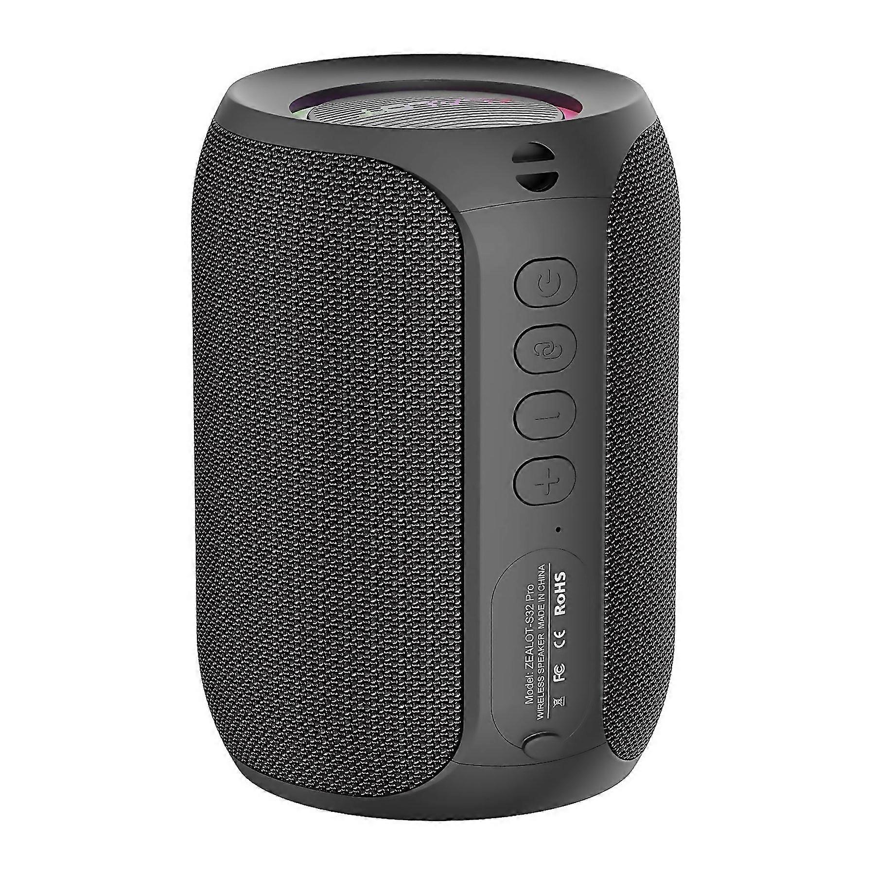 For Zealot S32 Pro 15w High Power Bluetooth Speaker With Colorful Light