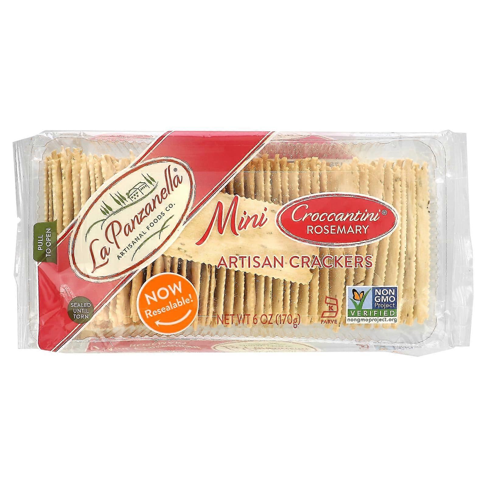 Mini Croccantini Artisan Crackers, Rosemary, 6 oz (170 g)