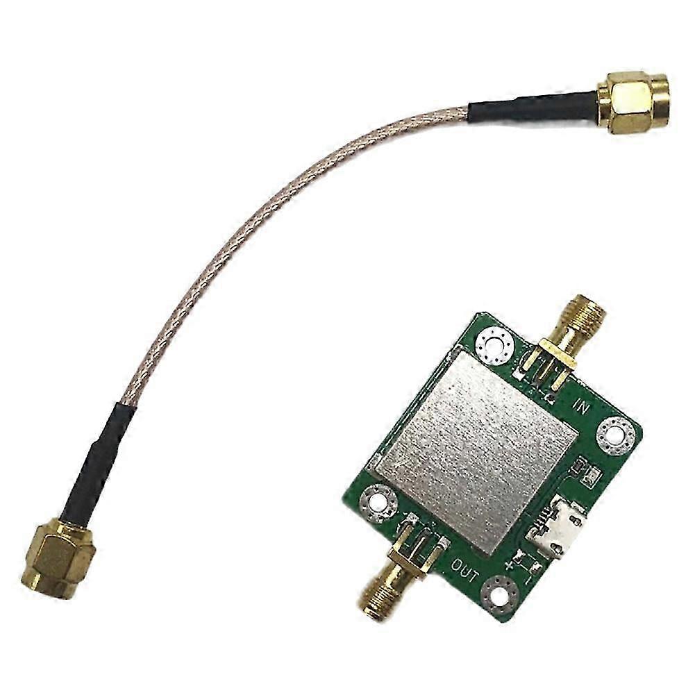50M-6GHz Low-Noise RF Amplifier 20DB Gain 50 RF Amplifier with USB Power Supply Port and SMA Cable