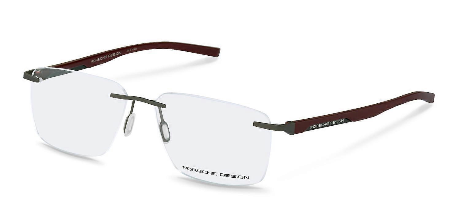 Eyewear Frames Porsche Design P8748 C0S2 dark grey, red 57/15/145 MAN