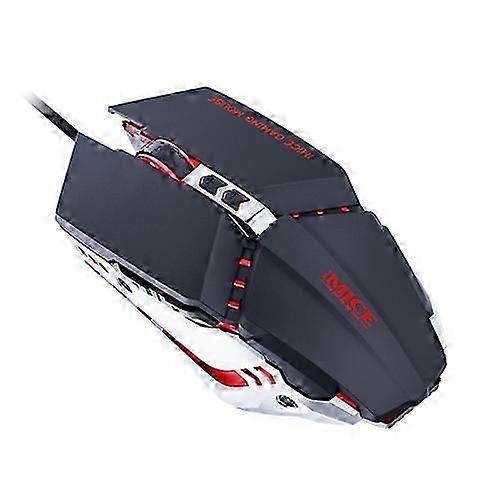 iMICE T80 7 Keys 3200 DPI Macro Programming Mechanical Gaming Wired Mouse 25-26s