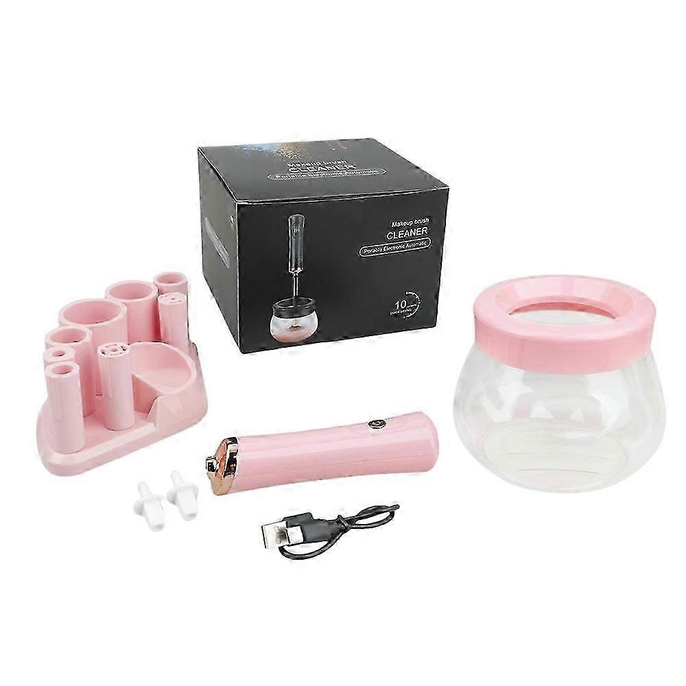 Rechargeable Brush Cleaning Kit, Fast Automatic Brush Washer & Dryer, 3 Adjustable Speed