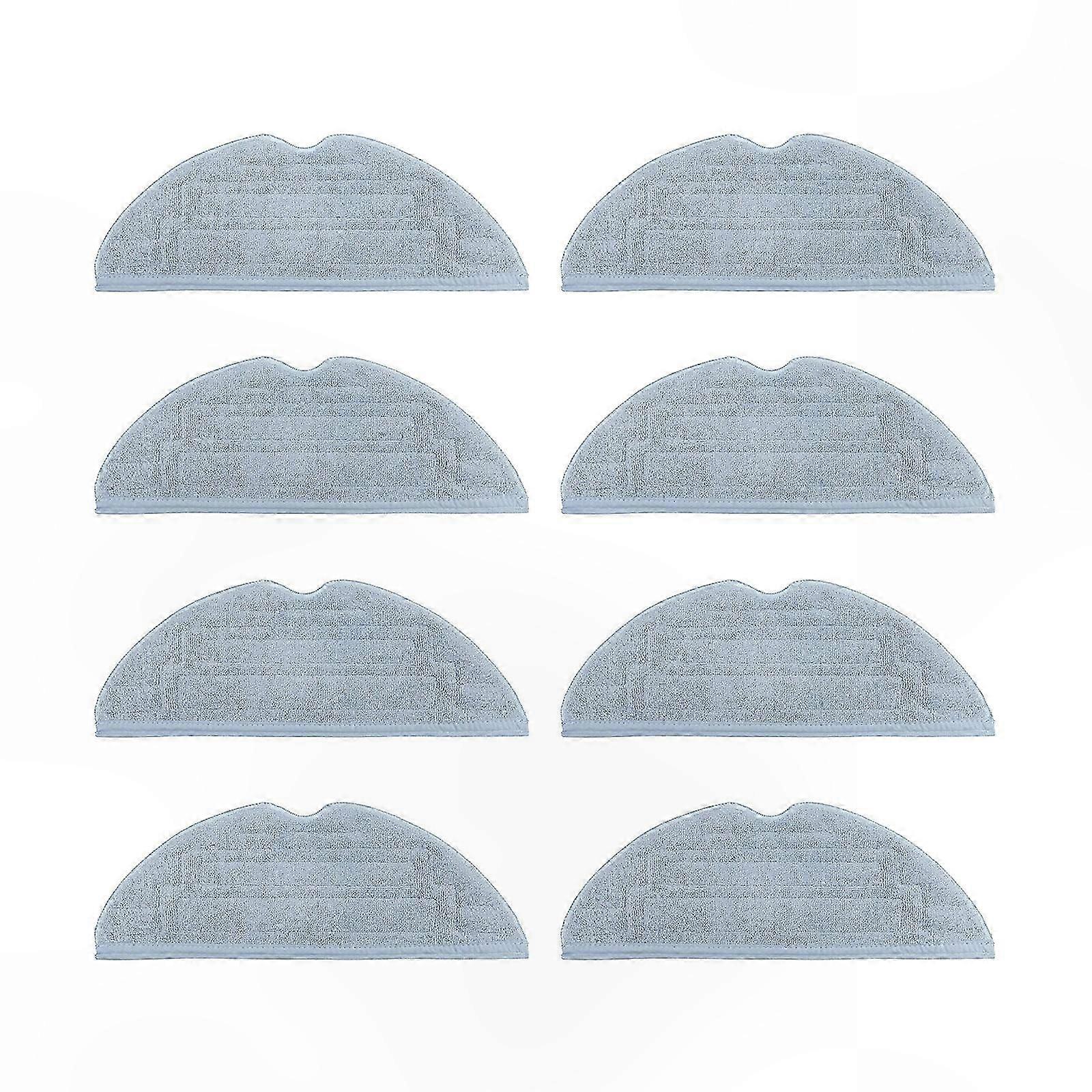 Mop Cloths for Robot Vacuum Cleaner - 6/8/12pcs Reusable Wet Mopping Pads, Compatible with S8 Plus Cleaning Accessories