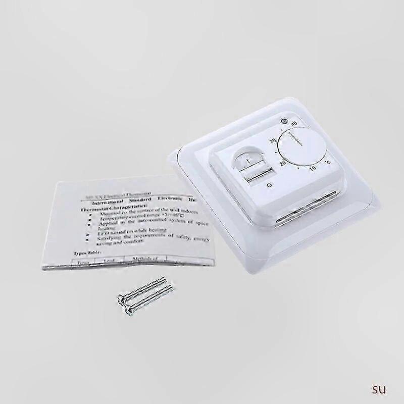 Programmable Thermostat for Electric Floor Heating System, 220V 16A Temperature Control with Warm Cable Compatibility