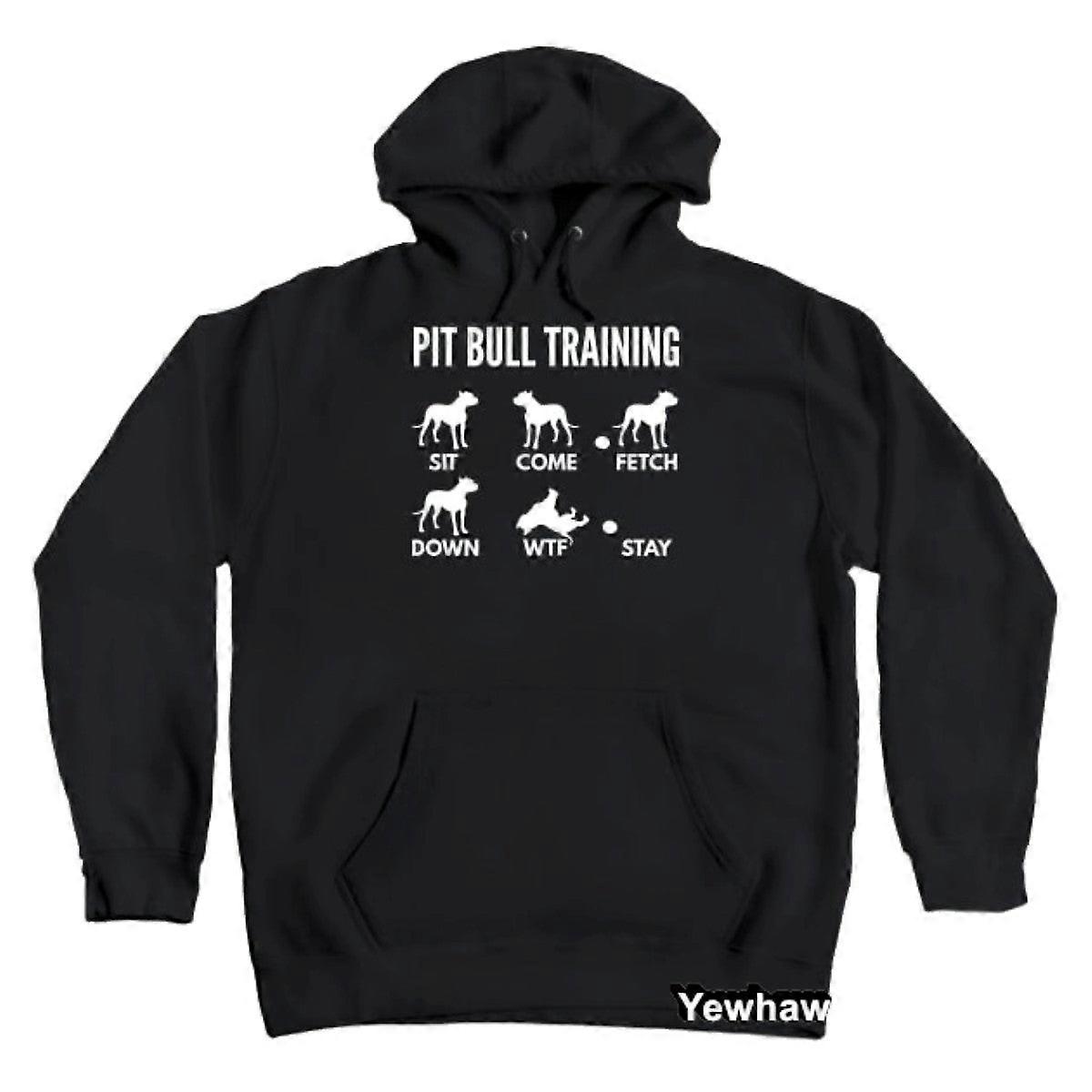 Moletom com Capuz Pit Bull Training Pit Bull Dog Tricks