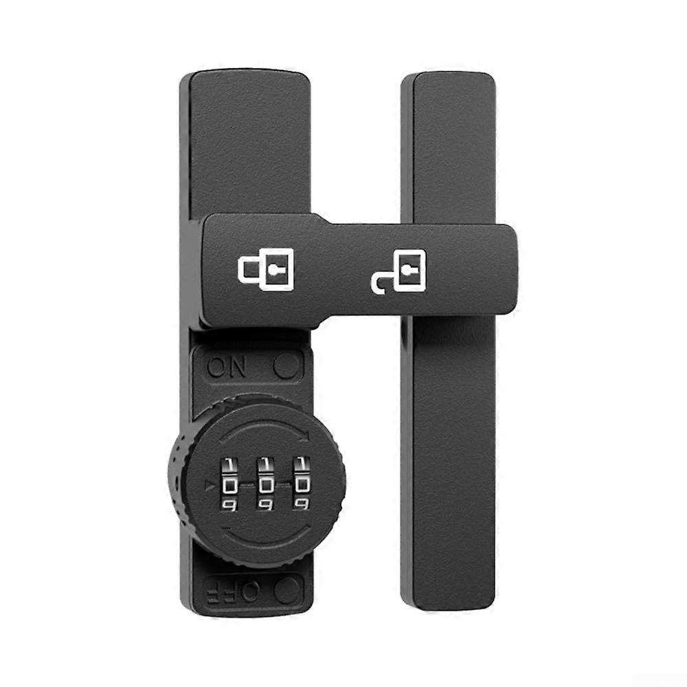 Sliding Door Lock 3 Digit Password System Zinc Alloy Build Long Lasting Security For Sliding Doors Bathrooms Gardens