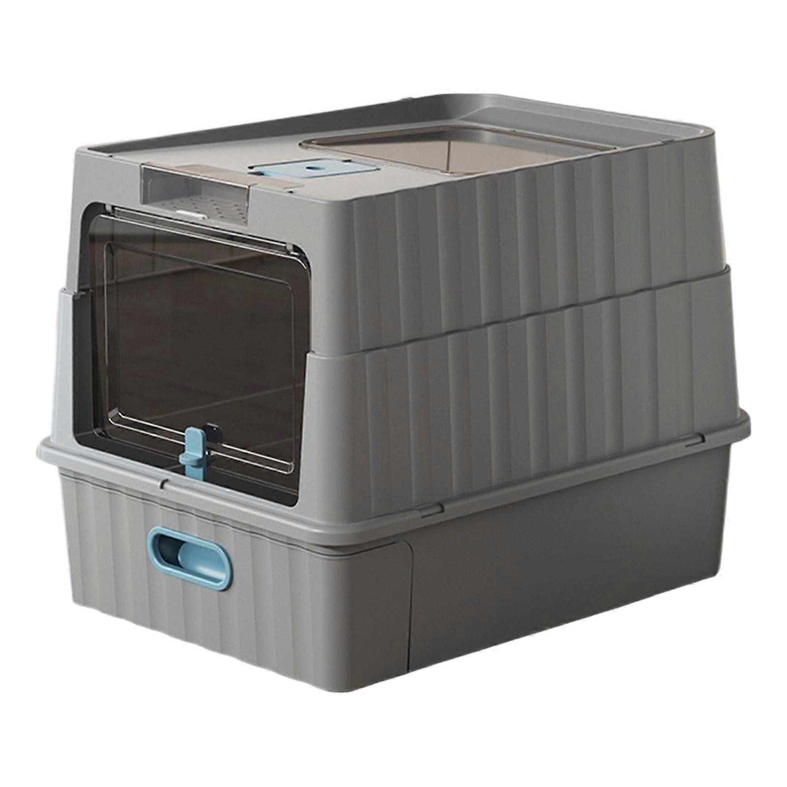 Modern Enclosed Litter Container Spill  And Aesthetic Appeal Multicolor