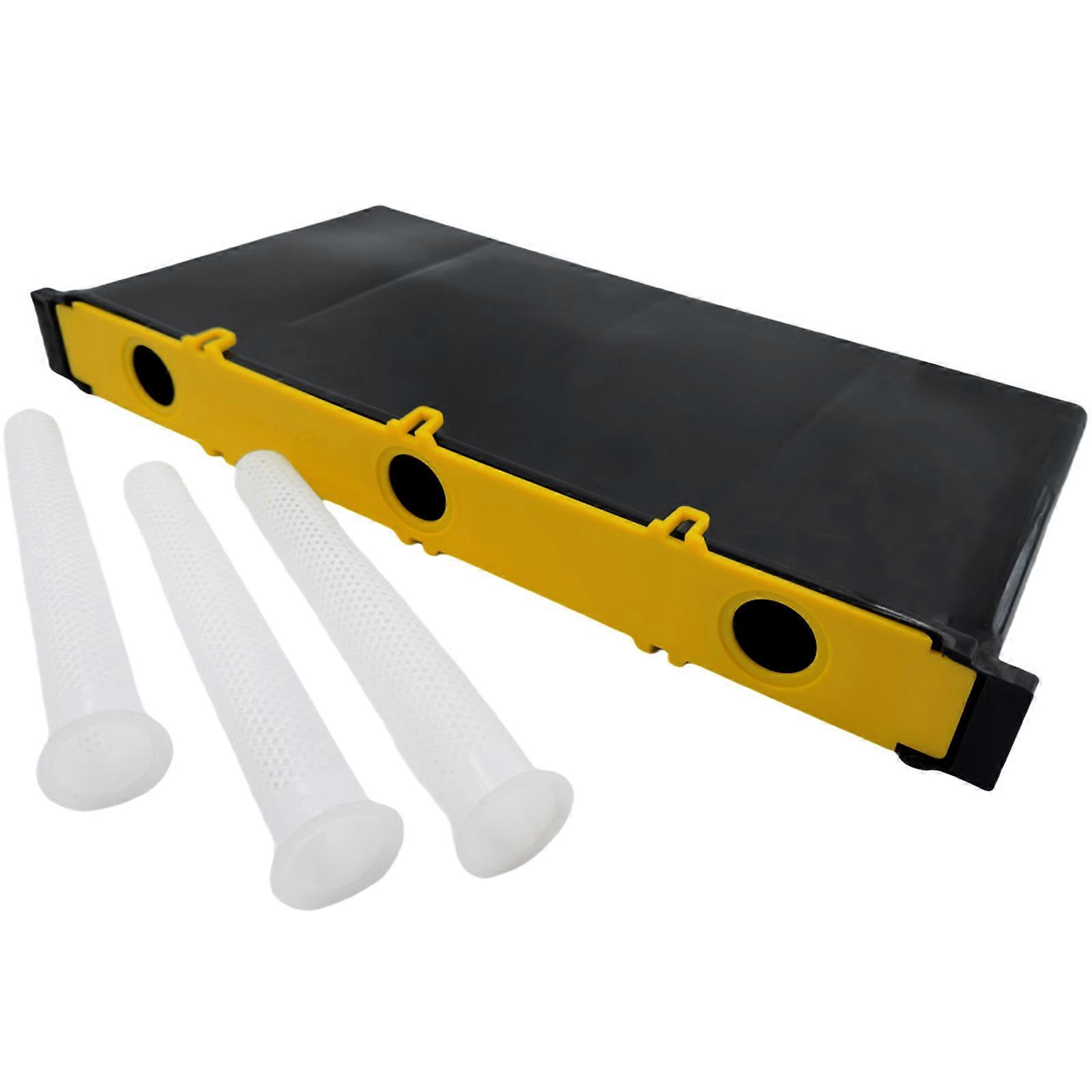 Bees Feeder Inside Honeycomb Syrup and Water Supply Tool Beekeeping Supplies Bees Drinking Device Plastic for Beekeepers Multicolor