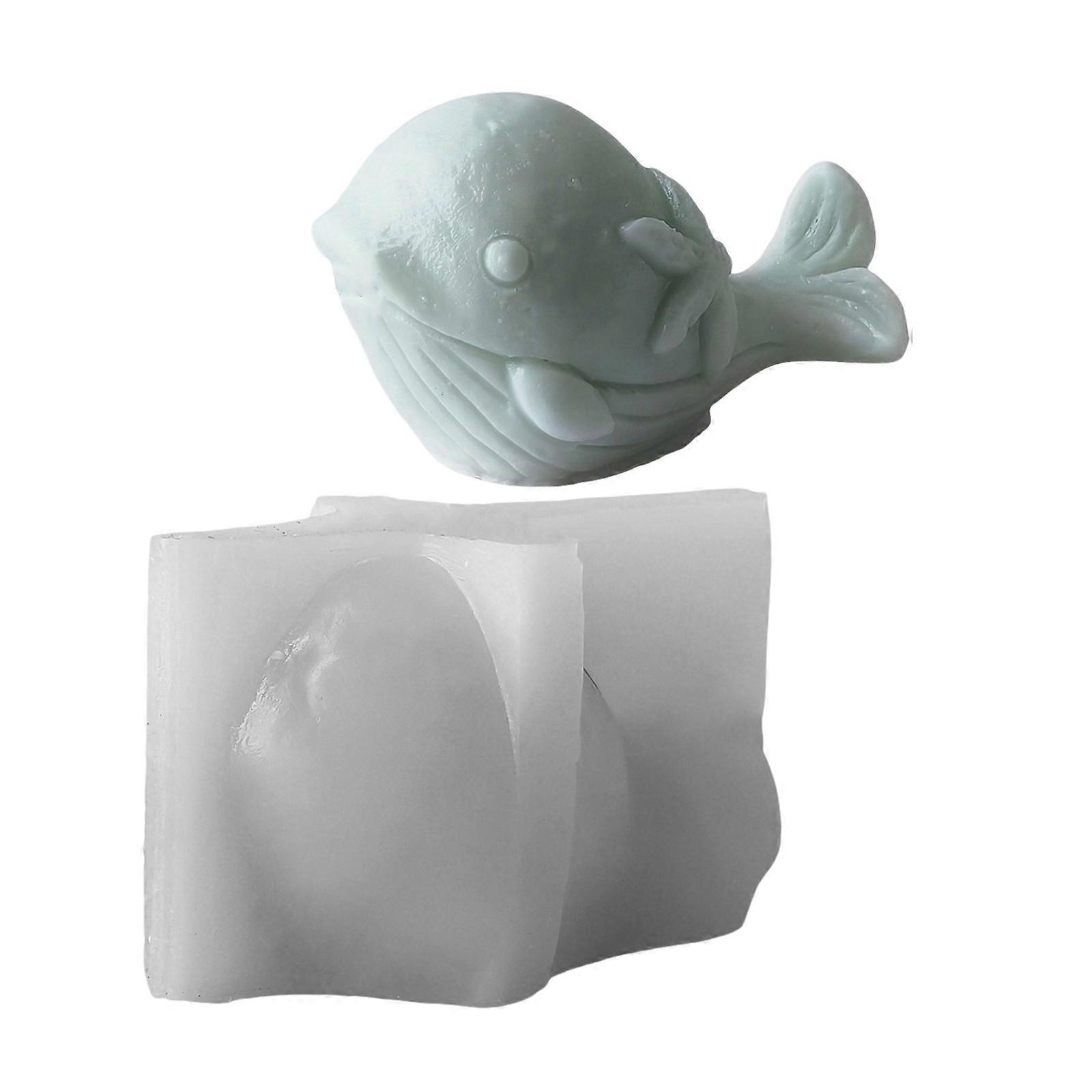 Versatile Sturdy Silicone Dolphin Mold for Cakes Soaps Candle and Chocolates Making Home Baking Essential Decoration Multicolor