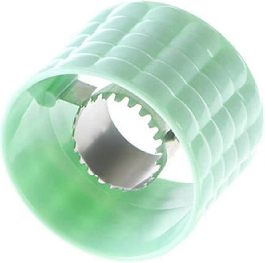 1 Pack Stainless Steel Corn Splitter Kitchen Tools (green)