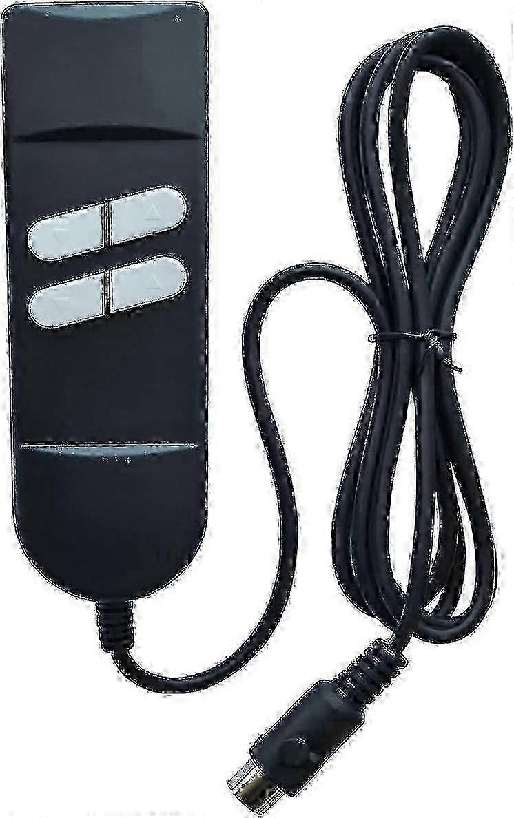 Recliner Lift Chair with Remote Control and 4-Button Manual Control for Up/Down Movement - 5-Pin, Compatible with 2 Motors