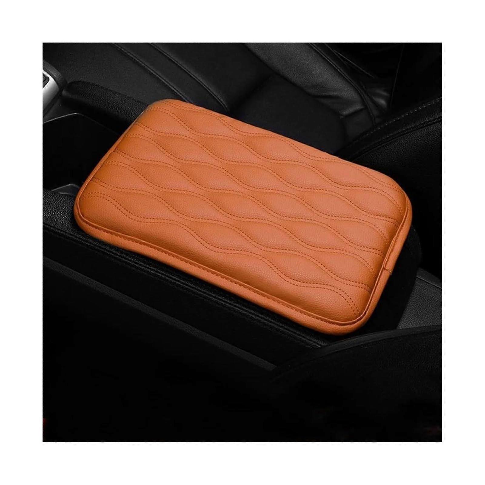 Storage Box for Car Center Armrest Box Pad Mat Orange