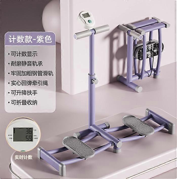 スキートレーニング器具 滑り止めヒップレッグエクササイズツール ホームジム用 折りたたみ式 骨盤底筋トレーニング スキーマシン 屋内用