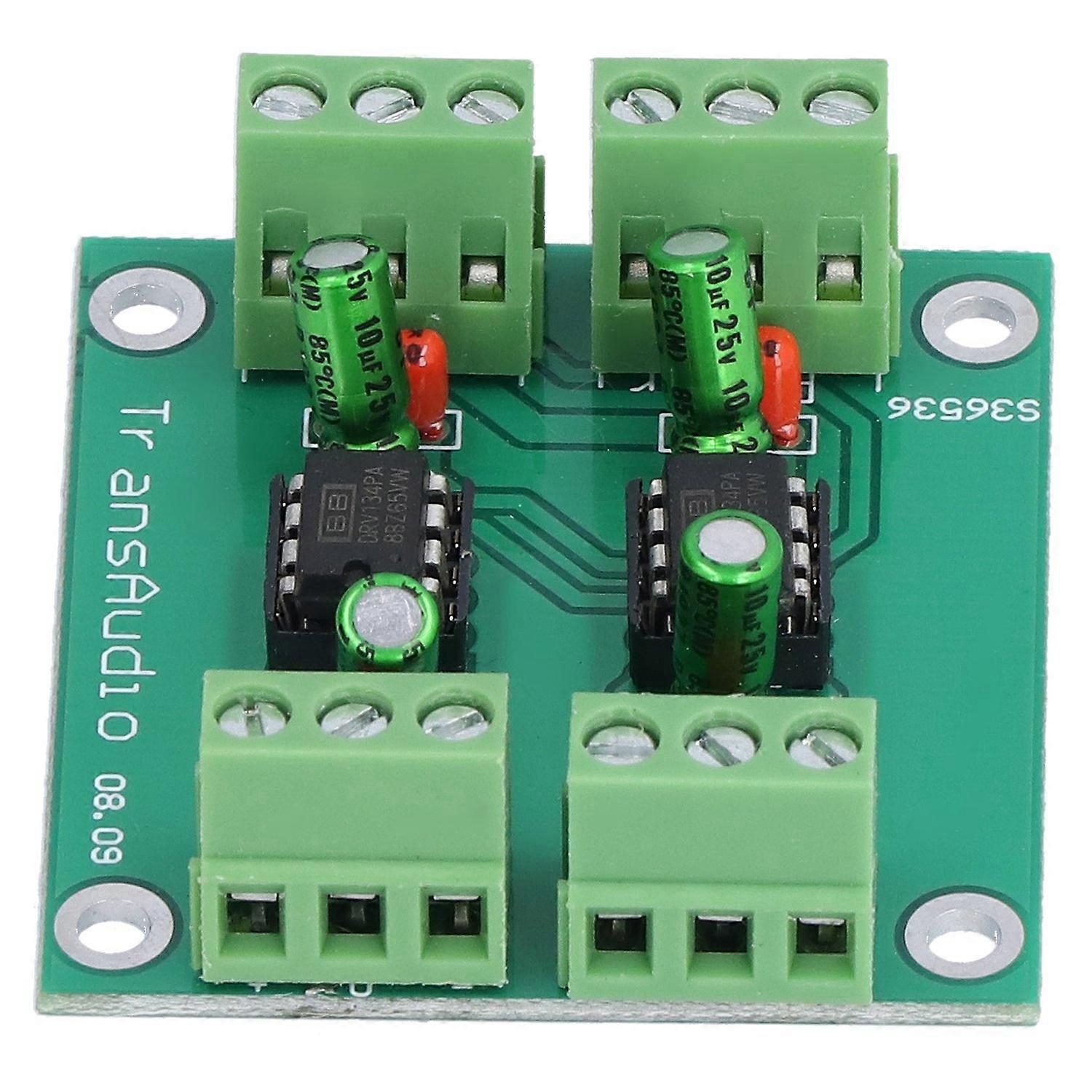 Converter Board DRV134PA Unbalanced to Balanced Low Distortion Dual Channel Stereo Conversion Board