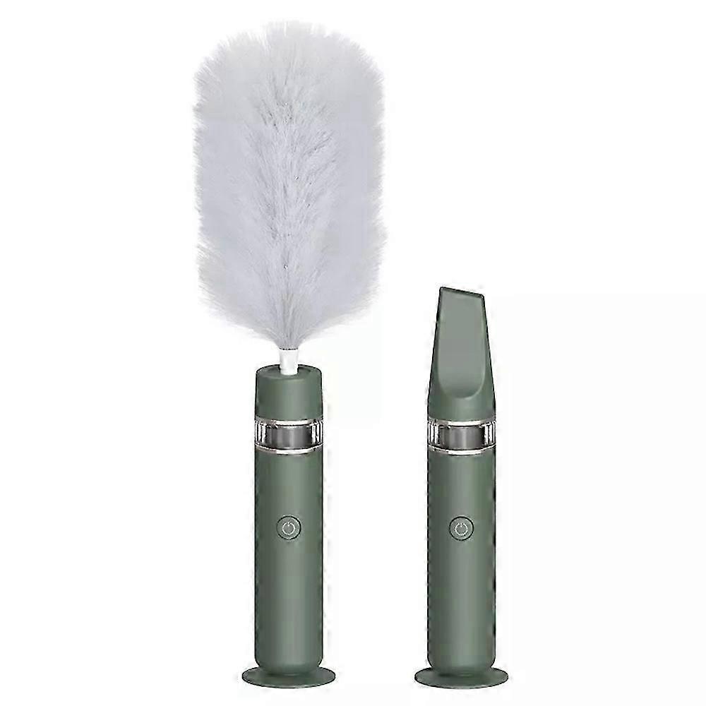 3-in-1 Electric Feather Duster with 360-Degree Rotation - Efficient Cleaning Tool for UK Homes
