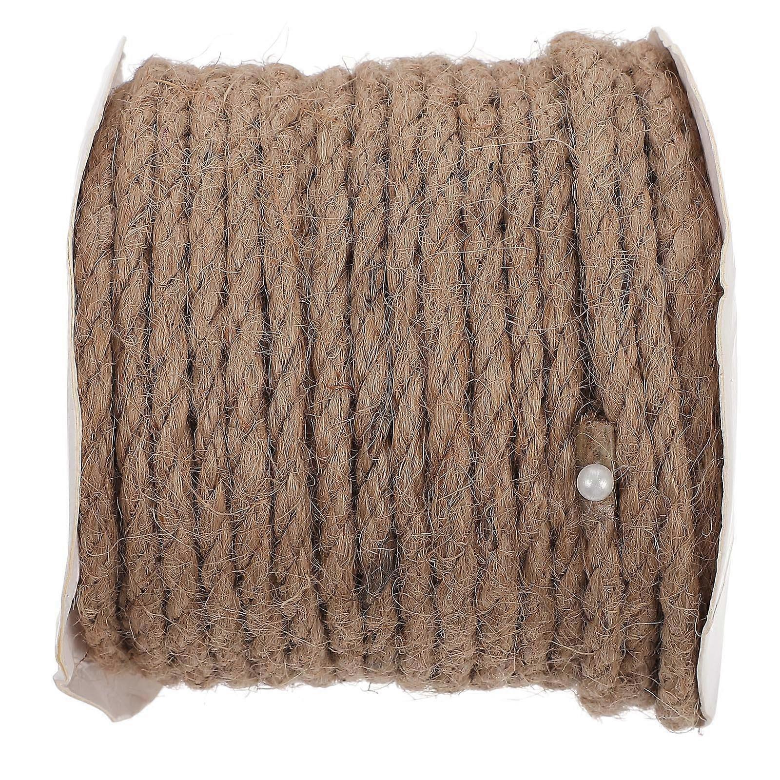 Light Brown Hemp Decorative Rope for Wedding Decoration 1 Roll