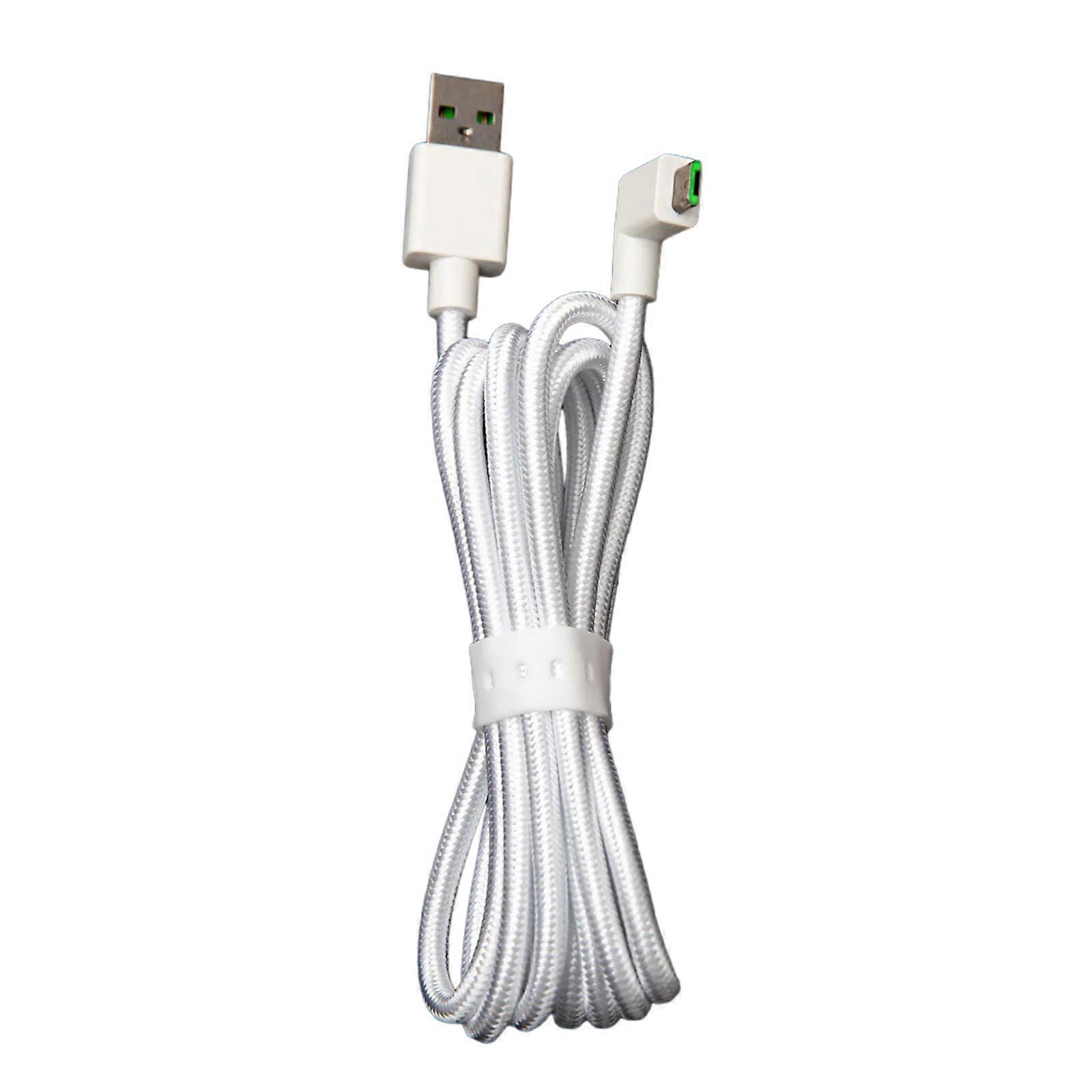 Tangles Resistant Metal Reinforced Mics Cord for Seiren X/Seiren NoiseFree Recording and Mobile Setups  White