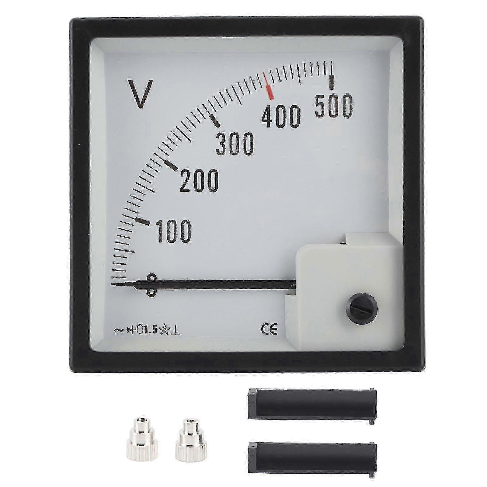 right angle pointer voltmeter 0-500V AC boat instrument