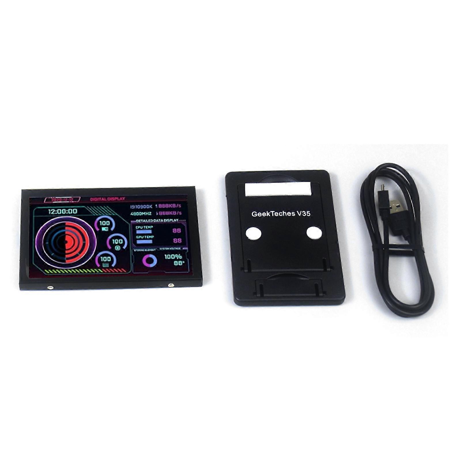 5inch IPS LCD Monitors Display Light AIDA64 Breathing USB Display Sub-Screen for PC Computer Multicolor