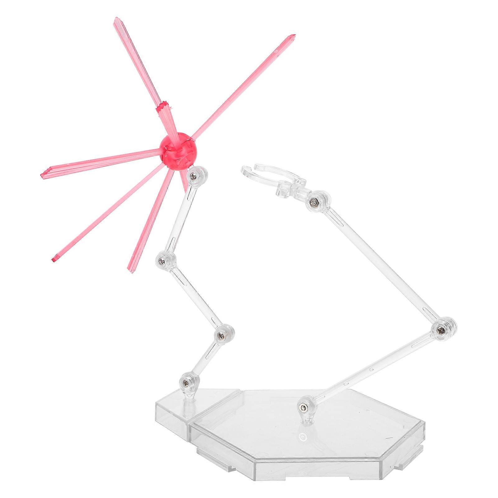 Action Figure Effect Stand Model Action Base Display Stand Dynamic Pose Adjustment For Hobby Exhibits Plastic 1Set