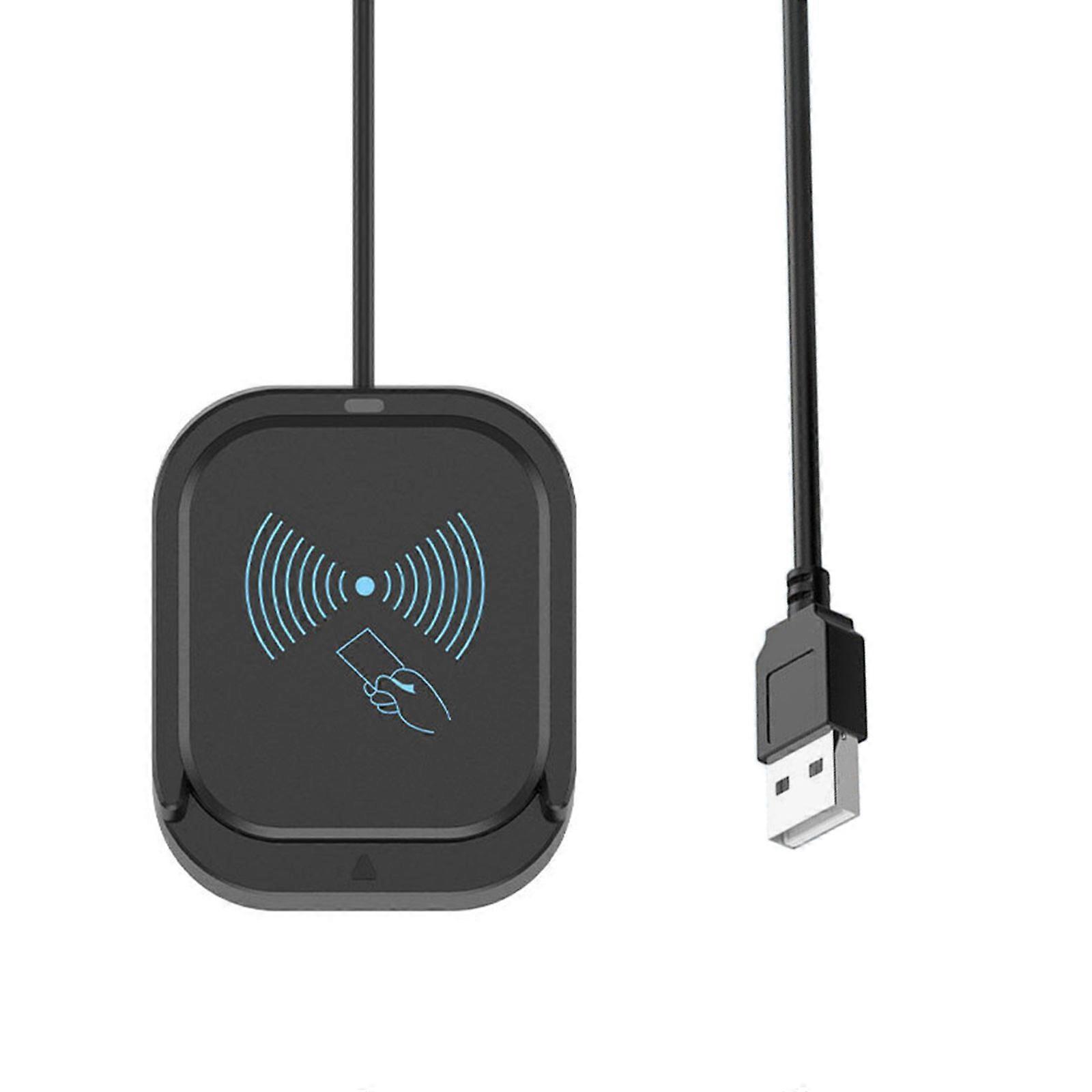 Plug & Play USB Reader Contactless Intelligent IC Card Reader with LED Indicator for Multiple Systems Easy Installation Multicolor