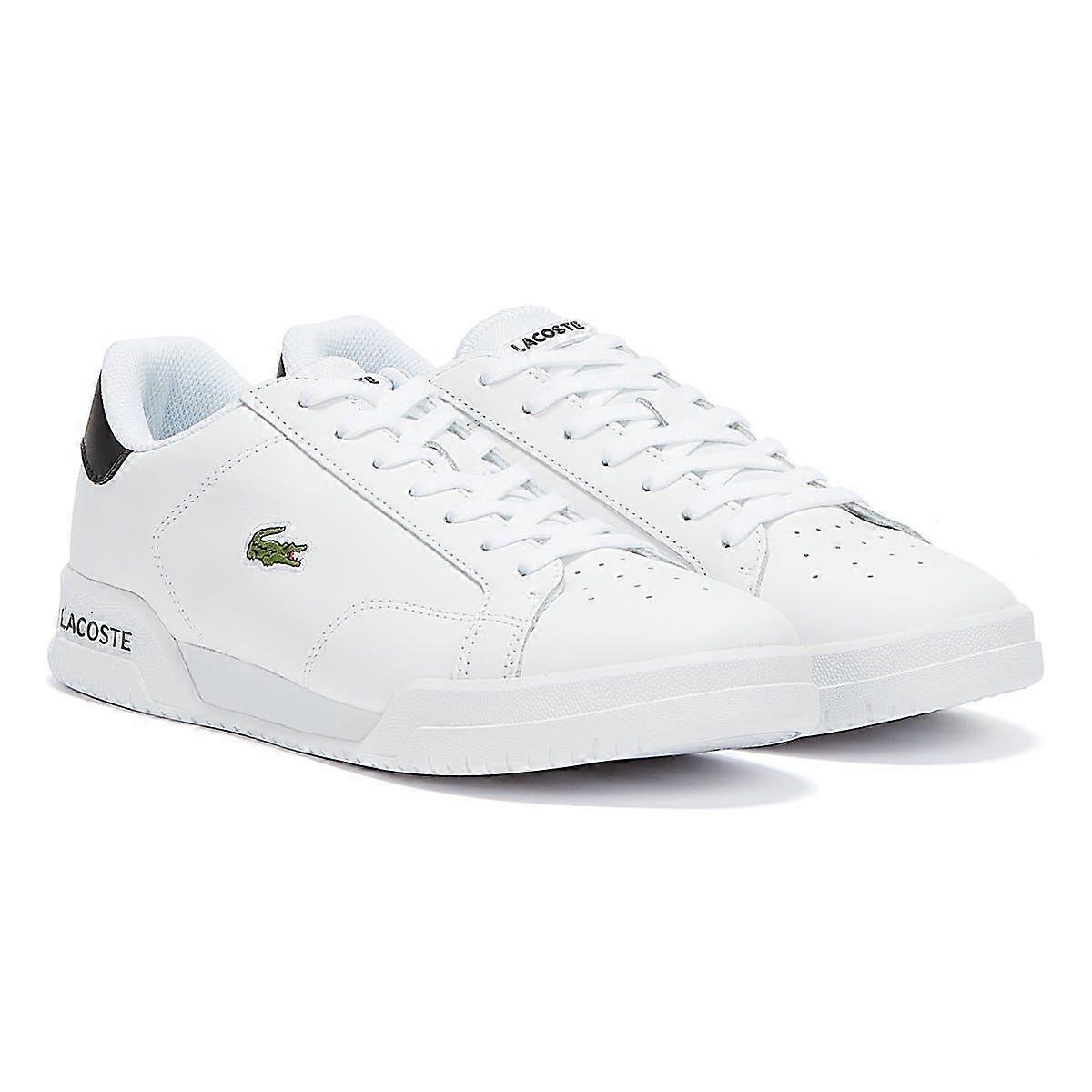 Lacoste Twin Serve Mens White / Black Trainers