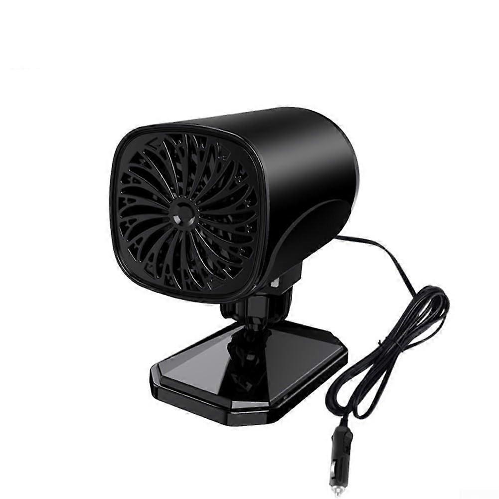 Car Heater 24V 180W Portable Heating and Cooling Fan with 360° Rotating Base for Windshield Defogging