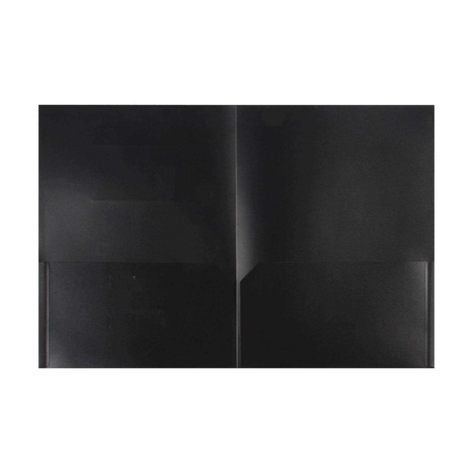 WRXMIJNHGSA Pack Plastic Pocket Folder Heavy Duty Folders with Pockets Fit A4 Letter Size Paper for School