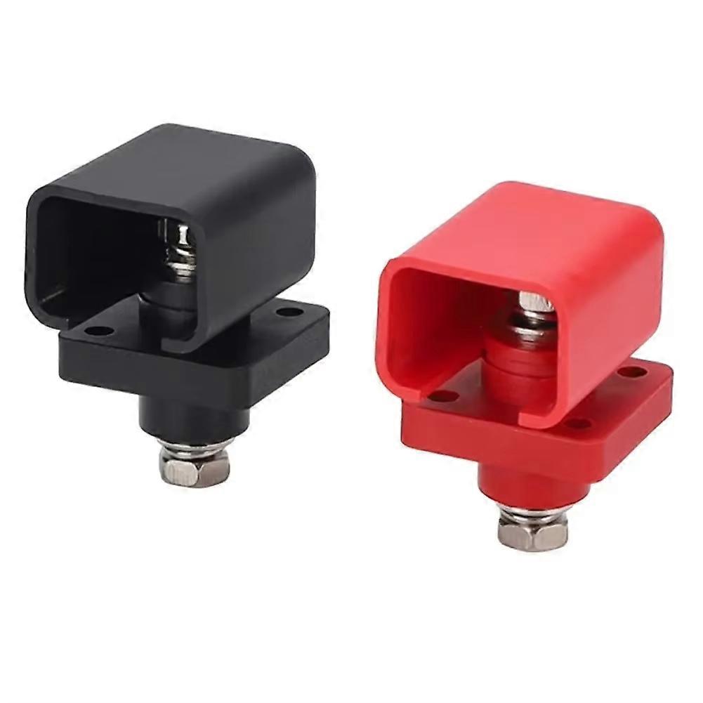 2pcs 200A High Current Energy Storage Terminal Battery Connector Terminal Block DC500V M8 Wire Core Diameter Lithium