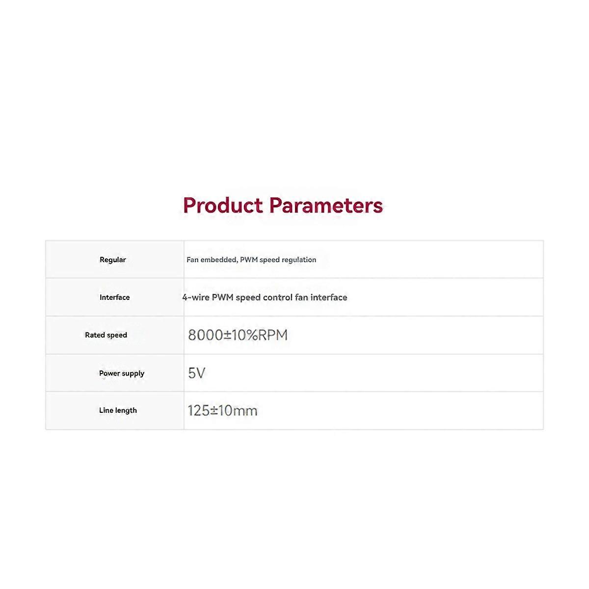 3007 Koelventilator voor Compute Module 5 5V PWM Radiator