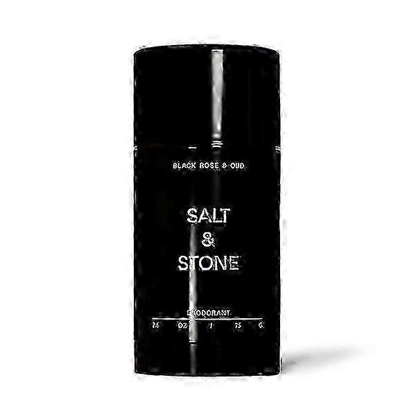 ソルト # ストーン ユニセックス ブラック ウード Extra_Strength アルミニウムフリー デオドラント # ブラック 1 個