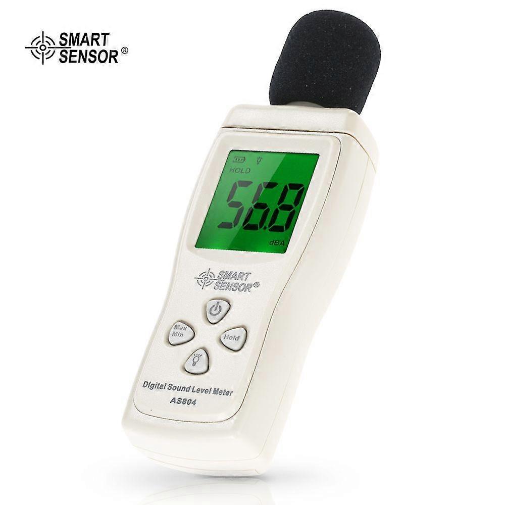 SMART SENSOR Mini Digital Sound Level Meter LCD Display Noise Meter Noise Measuring Instrument Decibel Tester 30-130dBA