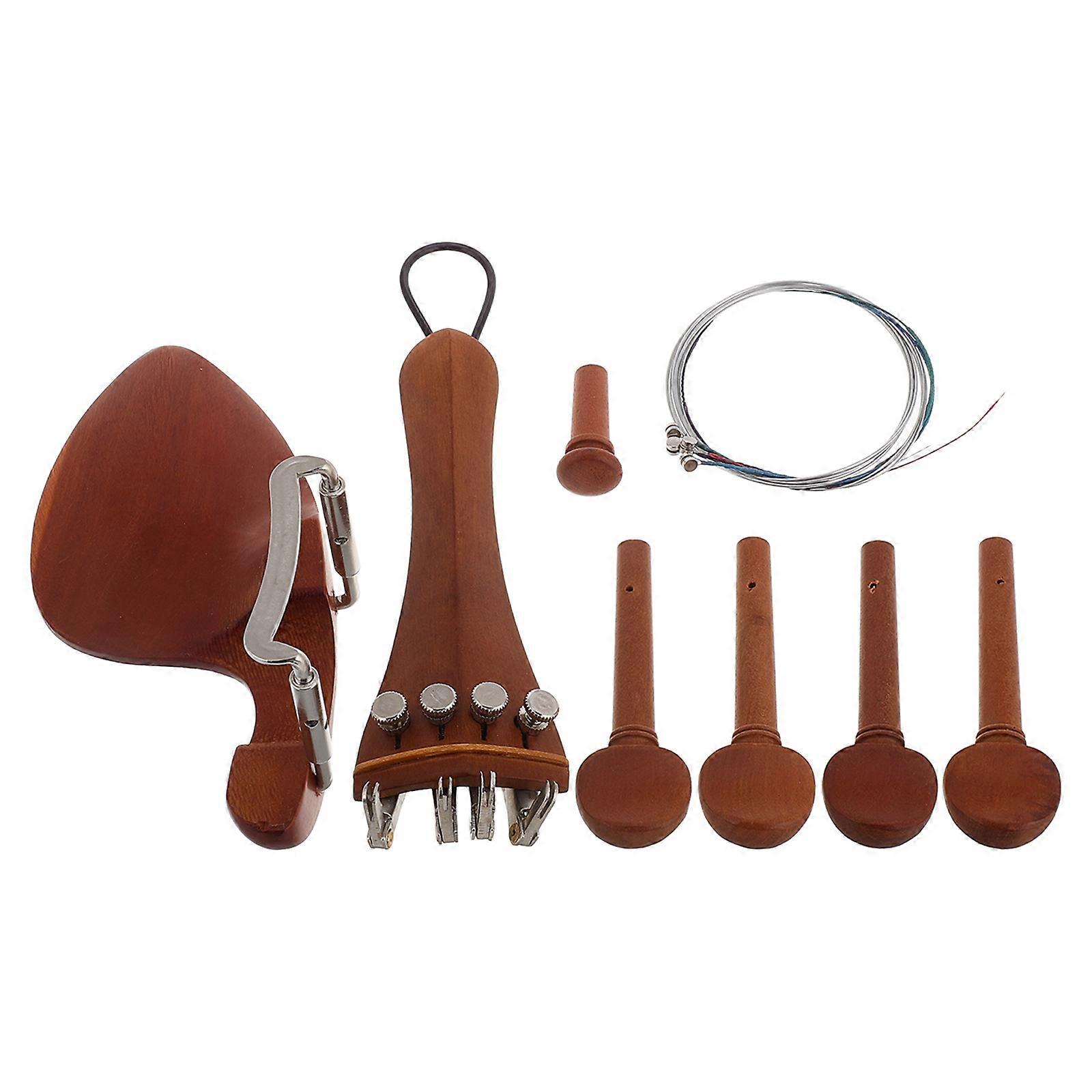 Violin Tuning Pegs Durable Components For Beginners Coffee Violin Accessories Set 1 Set