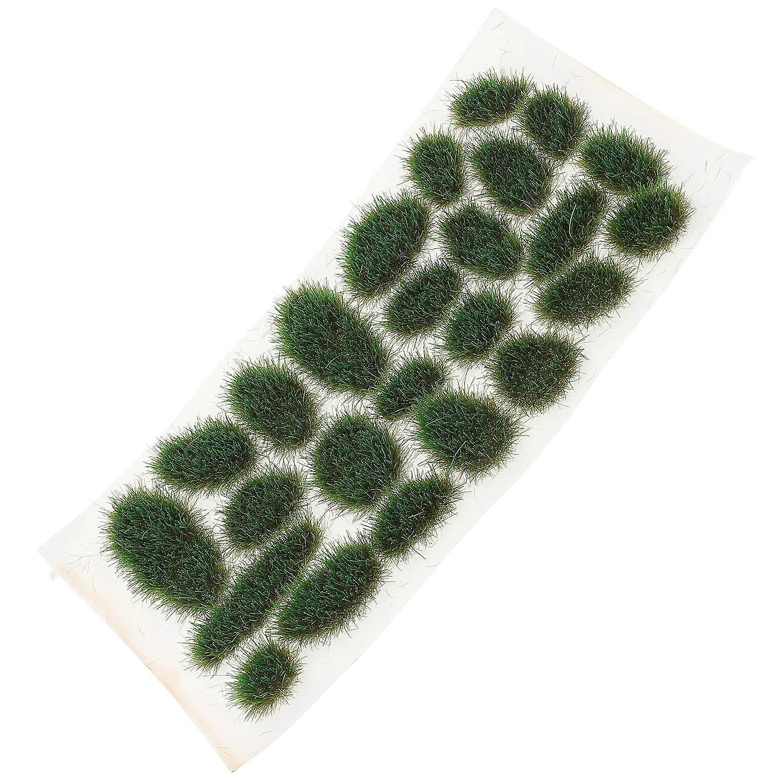 Simulated Grass Cluster Model for Decor with Plastic Material 1 Box
