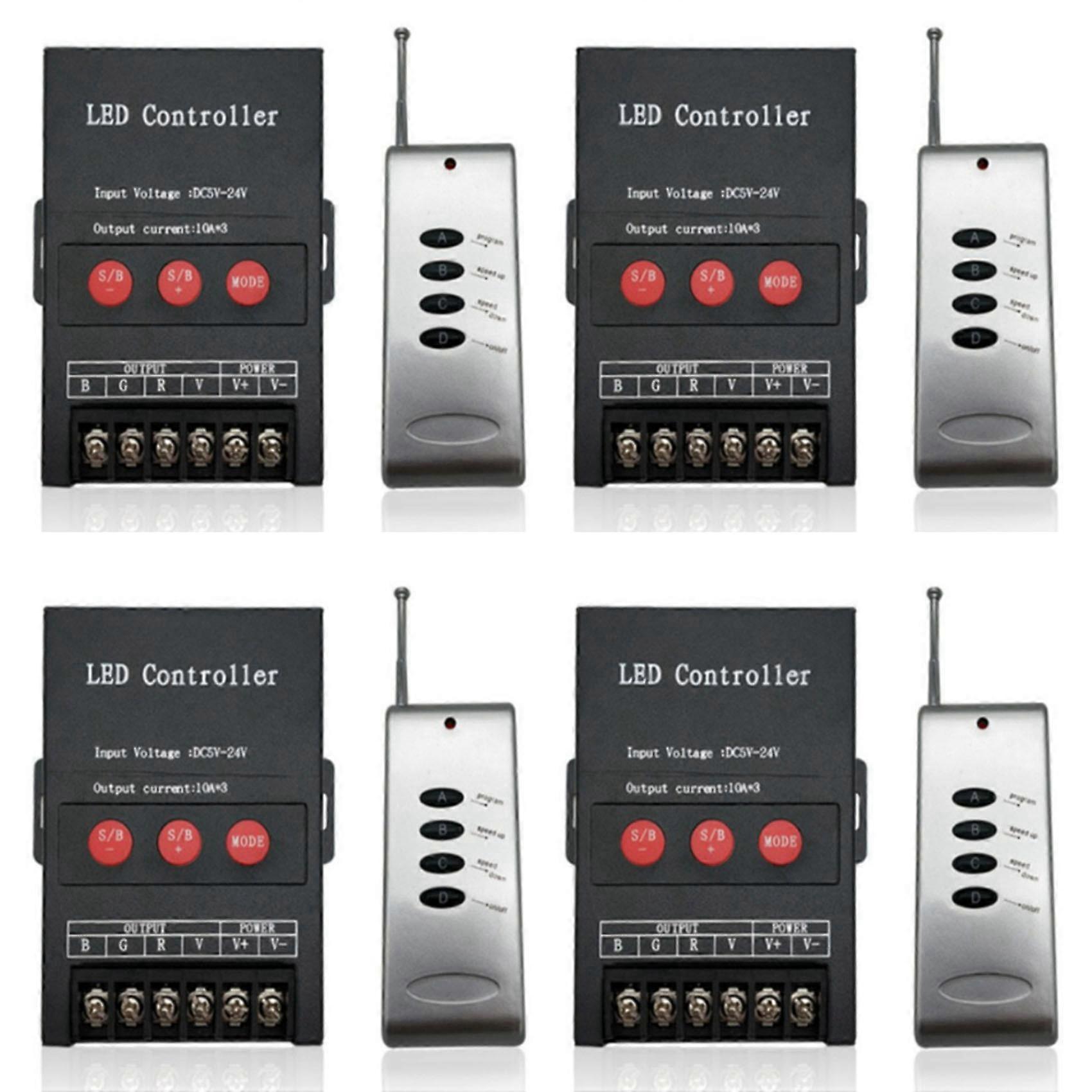 4X 30A Led Controller IR Remote Big Power 360W BT Controller for RGB Strip Light DC5-24V