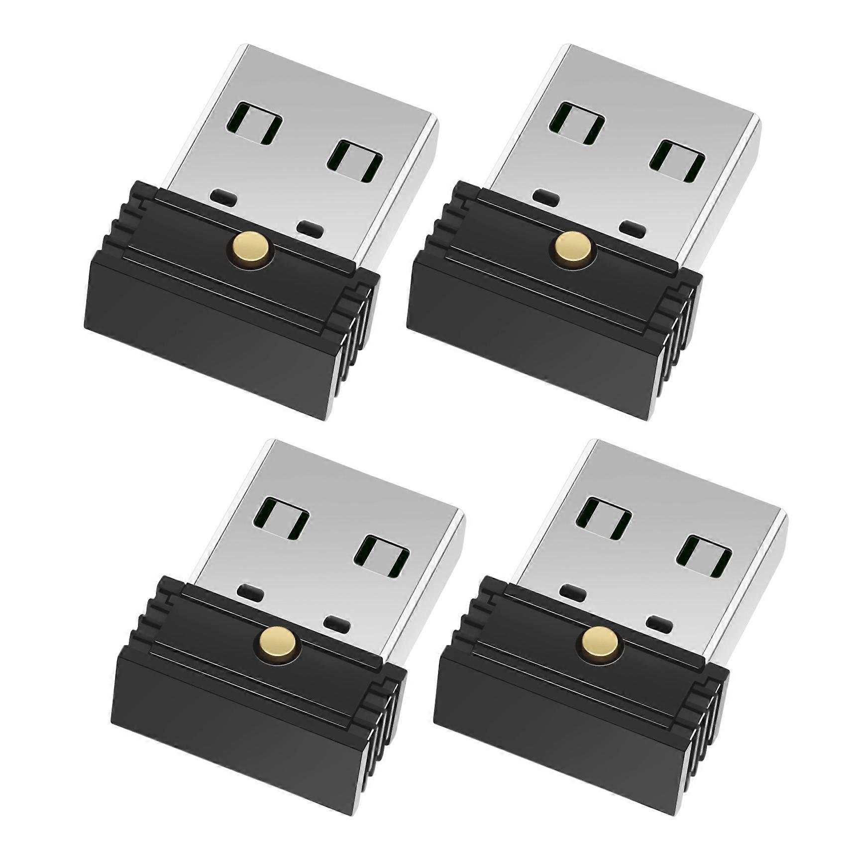 4X USB Mouse Jiggler, Automatic Computer Mouse Mover Jiggler, Keeps Computer Awake,Simulate Mouse Movement
