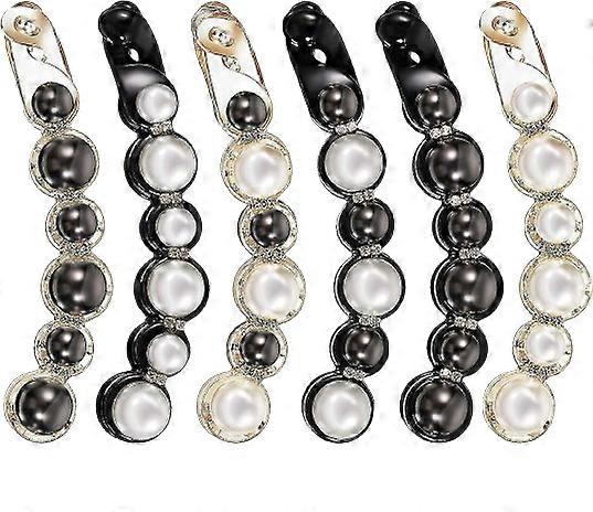 Pearl Rhinestone Banana Clip Set