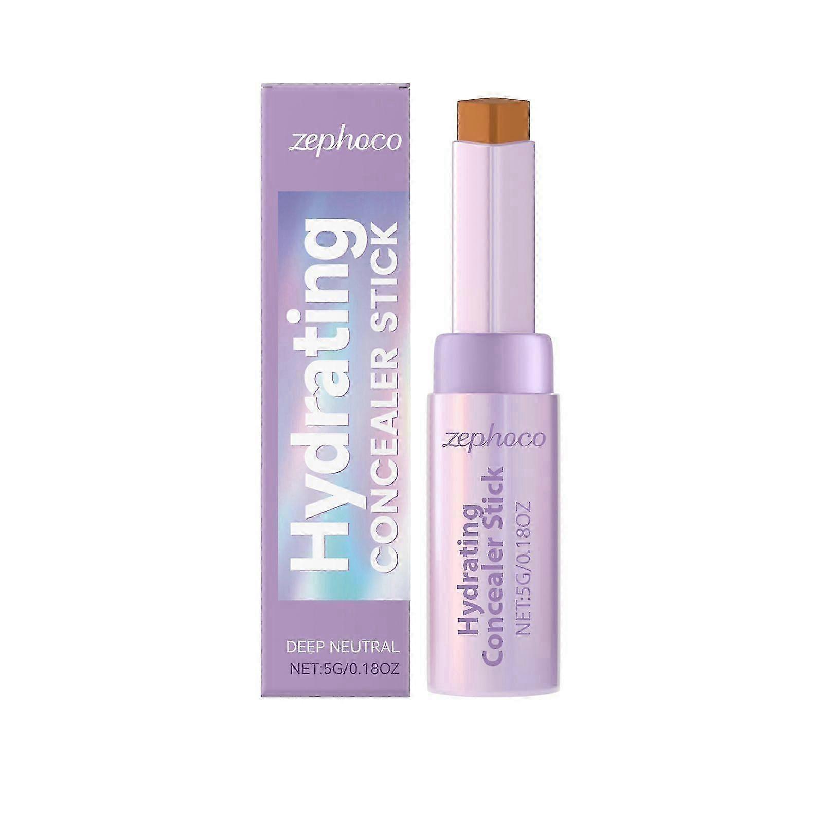 Zephoco Dark-Toned Contouring Concealer Stick Naturally Refines Nose Shadows And Facial Contours. A Convenient And Compact Contouring Stick
