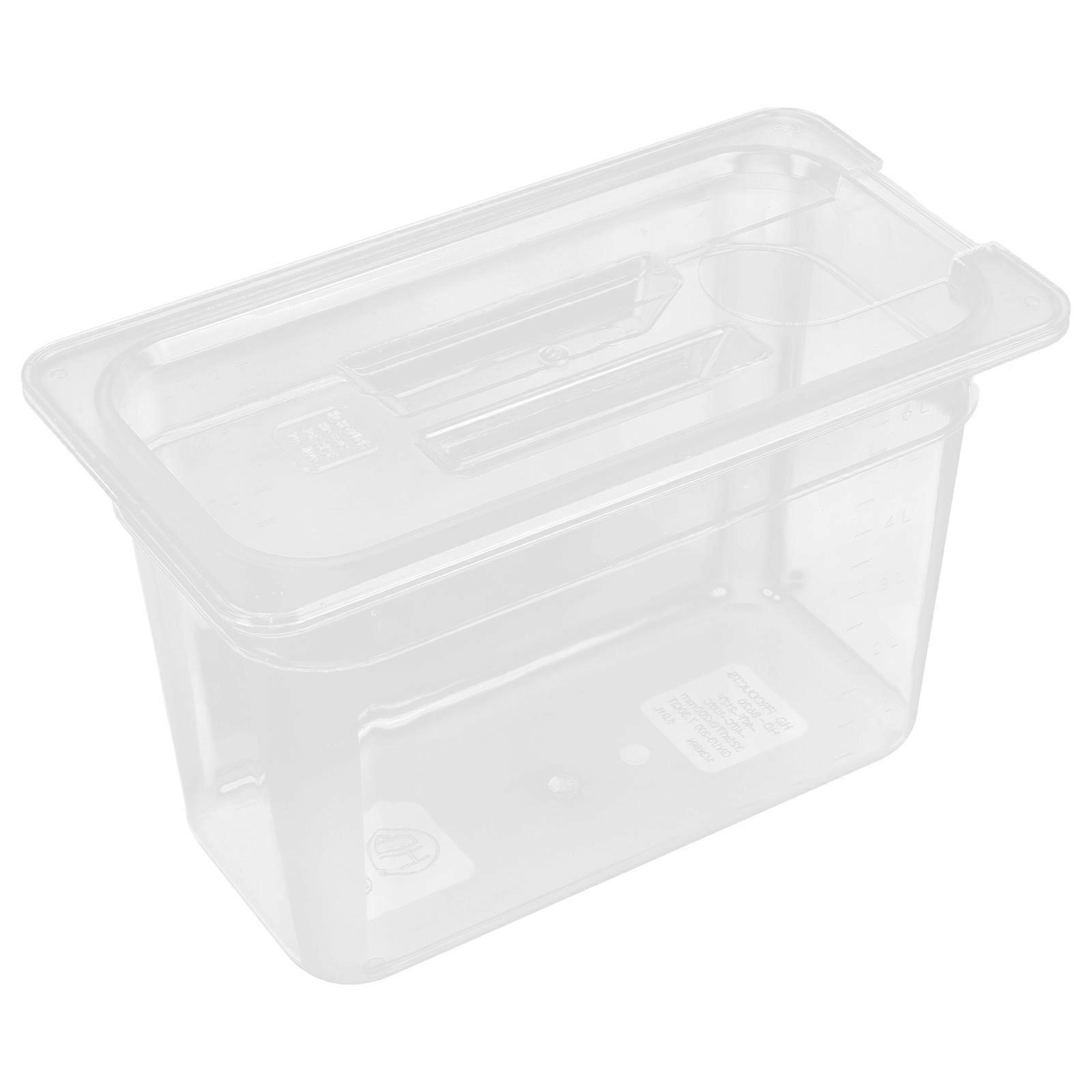 1 Pc 6L Clear Storage Case Slow Cooker Container
