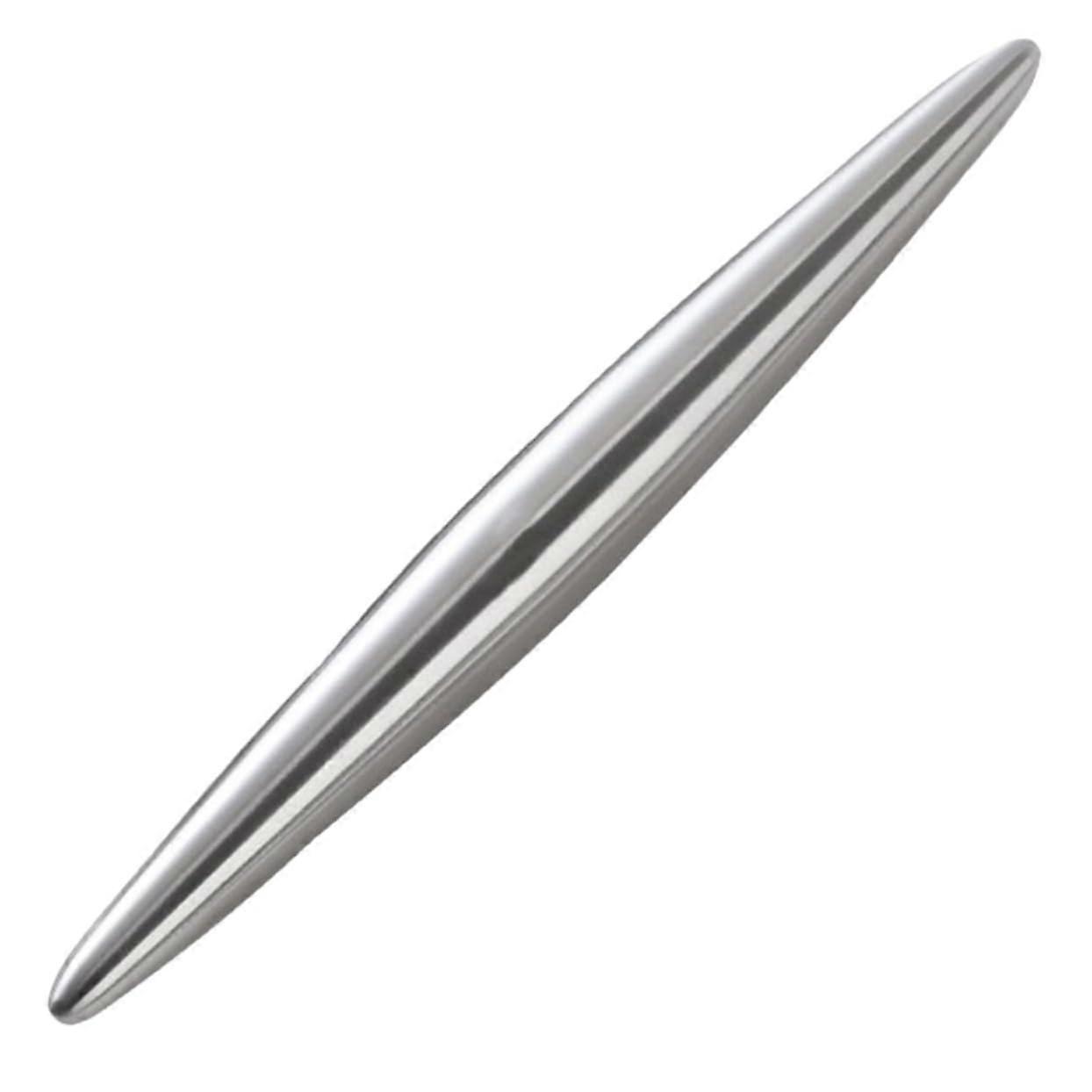 Stainless Steel Rolling Pin with Comfort Grip, NonStick Surface for Pizza, Cookies and Dumplings