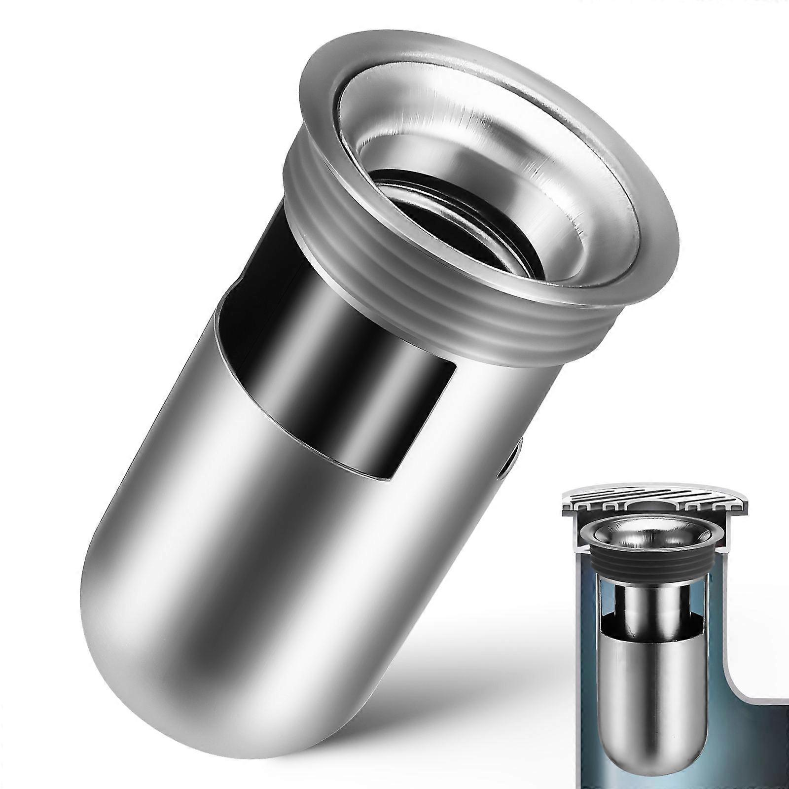 Stainless Steel Floor Drain Backflow Preventer with Multiple Seals