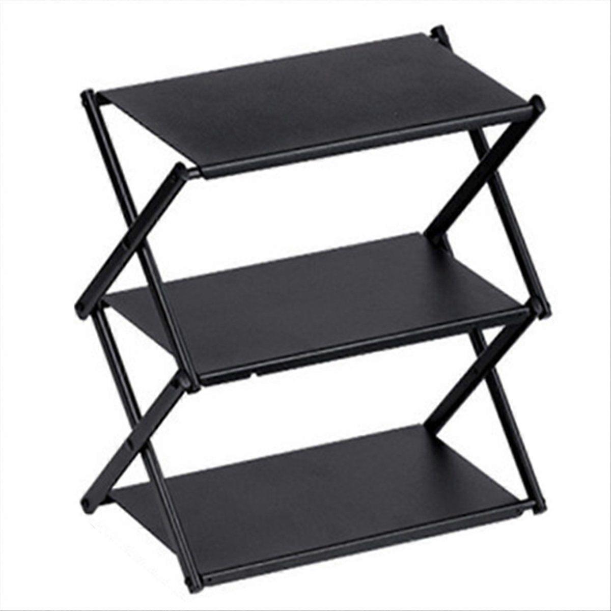 Outdoor Camping Tabletop Storage Rack Multi-Layer Folding Storage Rack Portable Multi-Function Camp