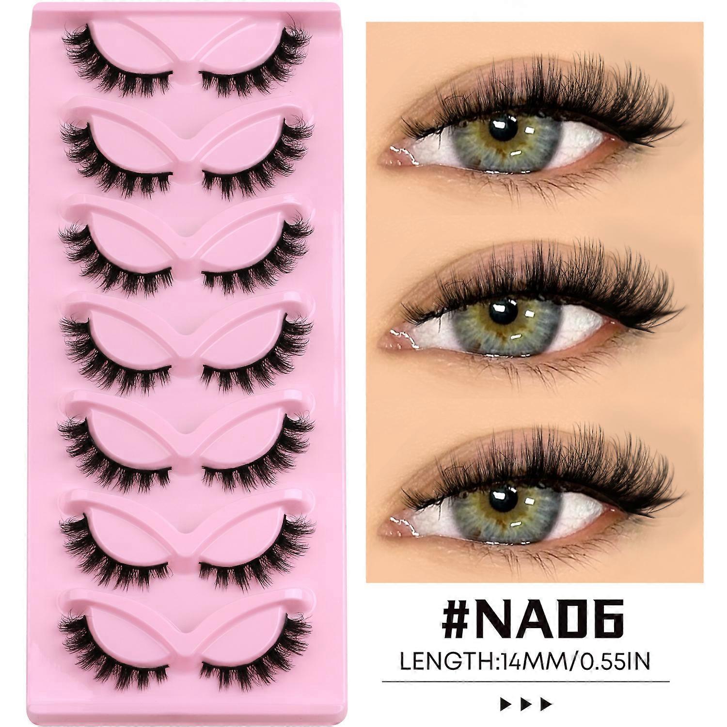 Segmented Fairy Lashes Clcomter Thin Fleece False Eyelashes Transparent Terrier Lash Clcomters Naturally Cool Style Fox Eyelashes