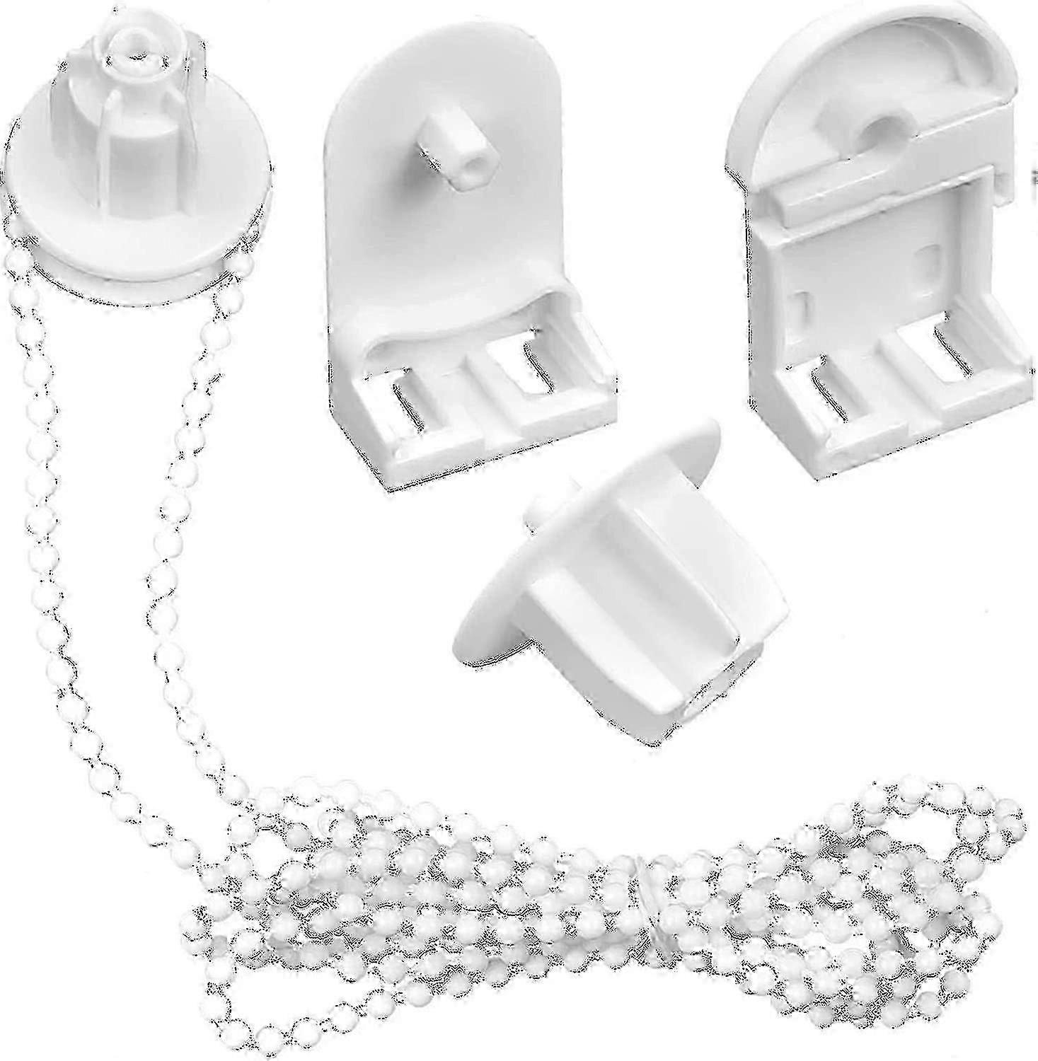 Roller blind beaded chain kit includes 25mm fittings and components