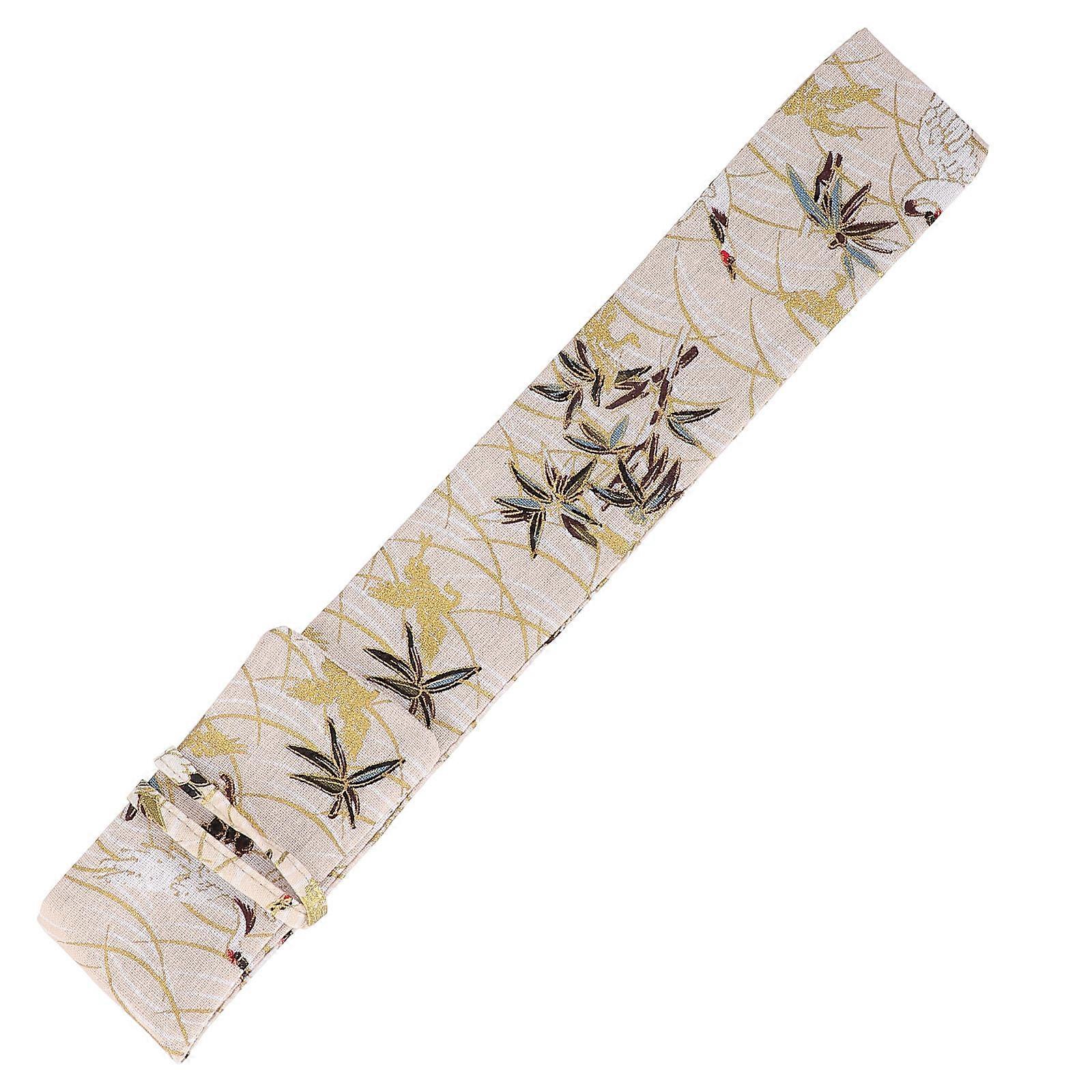 Folding Hand Fan Cover Lint Protector Bag for Storage